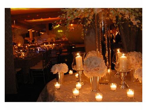 Iluminación con velas