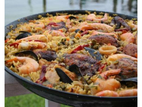 Paella preparada al momento