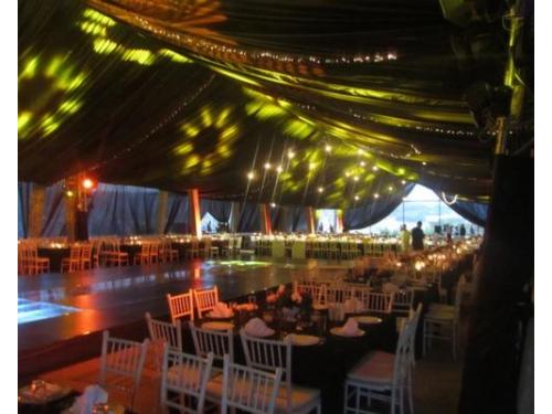 Iluminación especial en el  evento