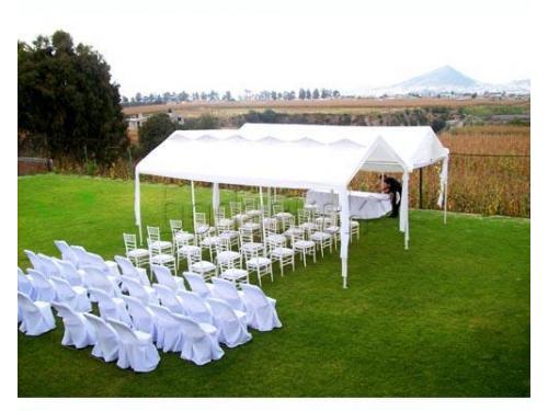 Montaje en jardín para tu ceremonia