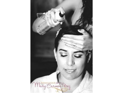 Peinado con productos profesionales