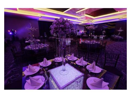 Arreglos florales en mesas