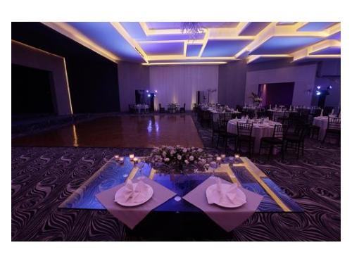 Vista de la mesa de novios