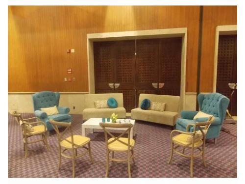 Vista panorámica zona lounge