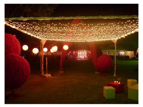 Ambientación en jardín