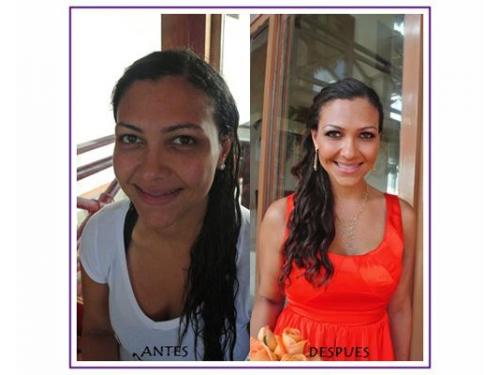 Cabello suelto y largo