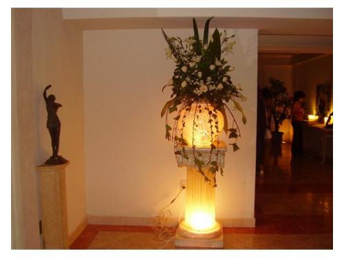 Decoración iluminada