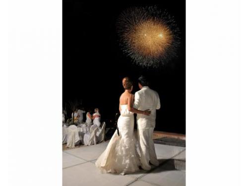 Tu boda con fuegos pirotécnicos
