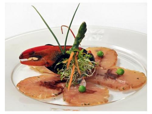 Carpaccio como entrada