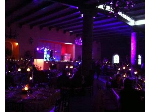 Fiesta de boda de noche