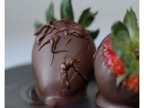Fresas con chocolate