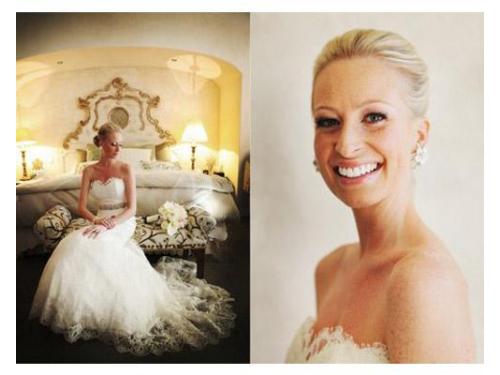 La novia lista para salir