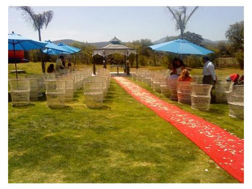 Mobiliario adecuado para tu ceremonia