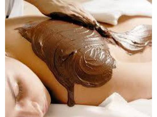 Masaje con chocolate