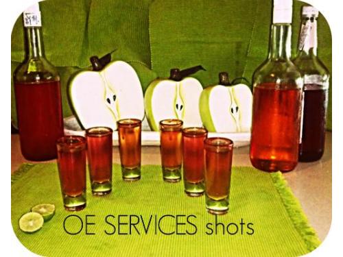 Deliciosos shots de manzana