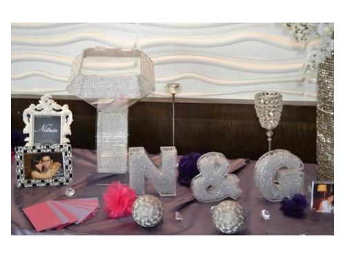 Mesa de ambientación de despedida de soltera