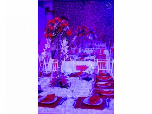 Decoración con flores