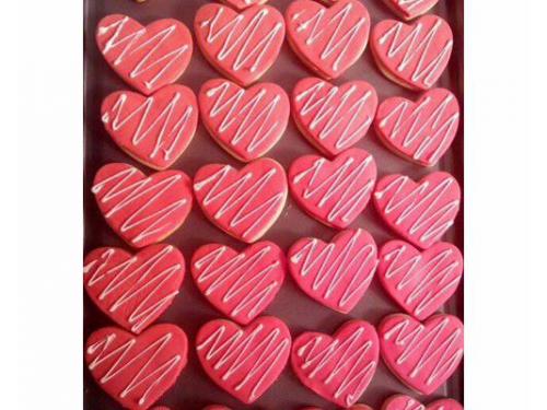 Galletas en forma de corazón