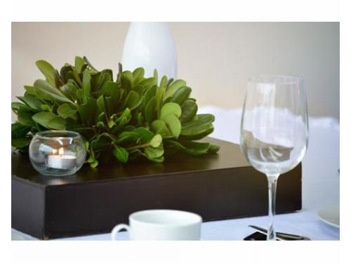 Centros de mesa con velas