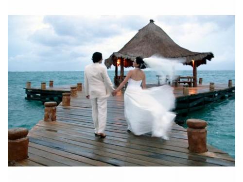 Hermosas fotografías de los novios