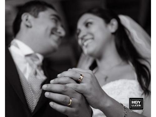 Felicidad de los novios