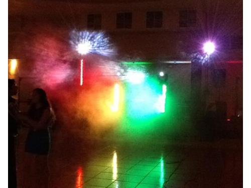 Bailando en la pista