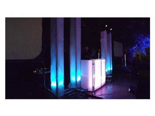 La pista y la iluminación