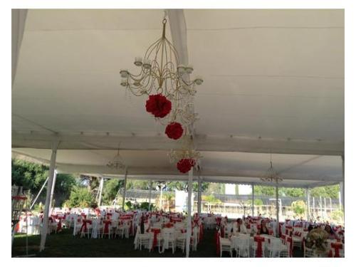 Decoración del evento