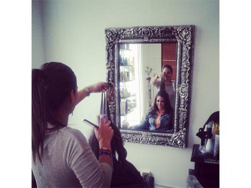 Preparando a la novia