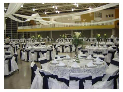 Montaje de boda en salón