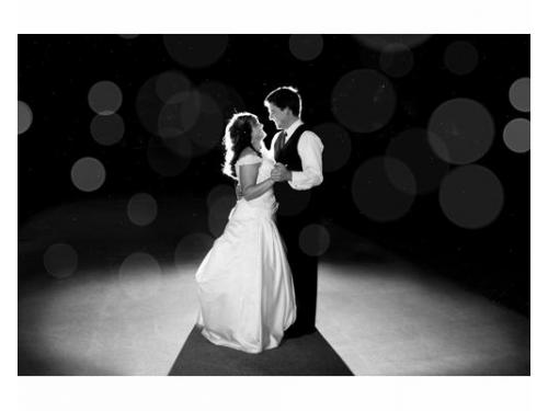 Novios blanco y negro