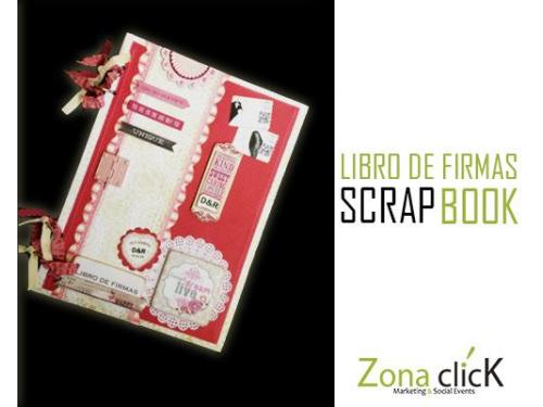 Libro de firmas scrapbook