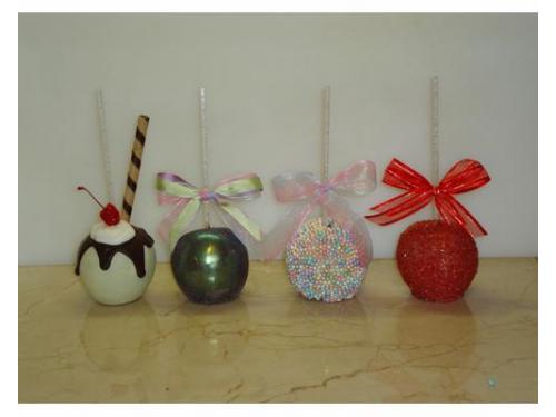 Decoración en manzanas