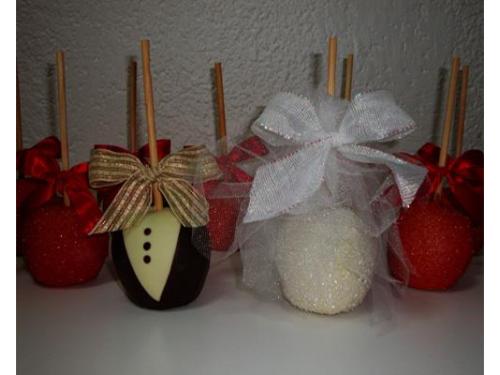 Manzanas del color del vestido tus damas