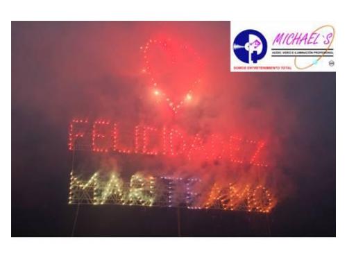 Pirotecnia para la boda