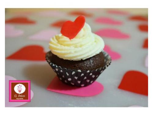 Cupcake de chocolate