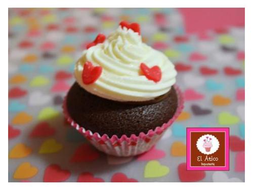 Cupcakes corazones