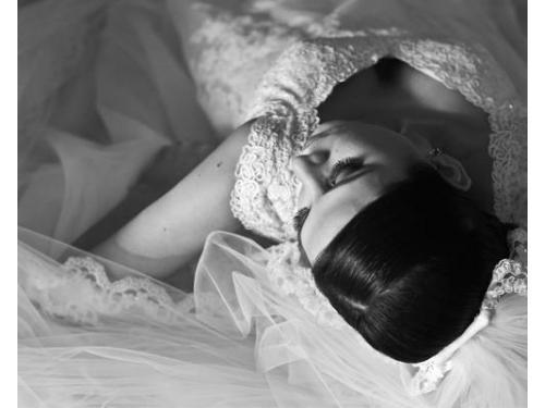 Novia blanco y negro