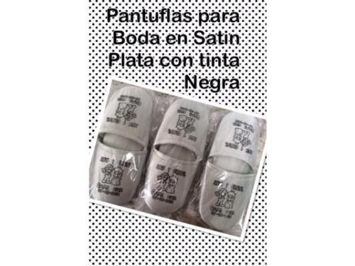 Pantuflas de satín