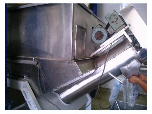 Proceso de las bolsas de hielo