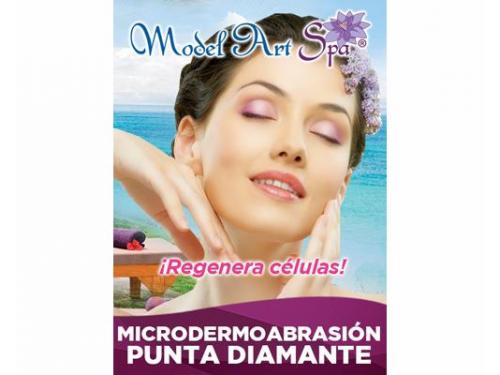 La microdermoabrasión punta diamante  exfoliación profunda que va puliendo de forma gradual y por capas la piel