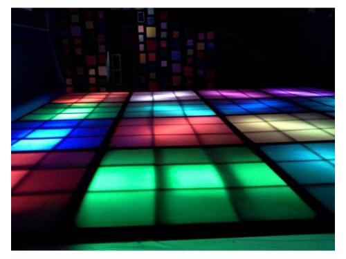 Pista de baile iluminadas