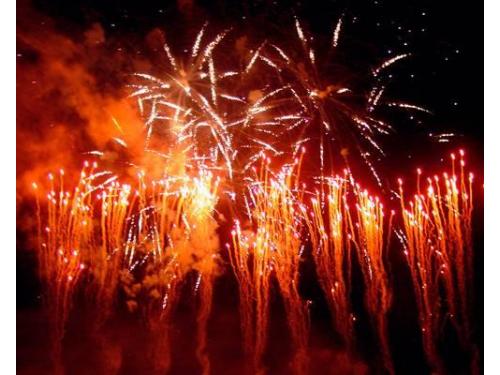 Increibles noches bajo la luz de la pirotecnia