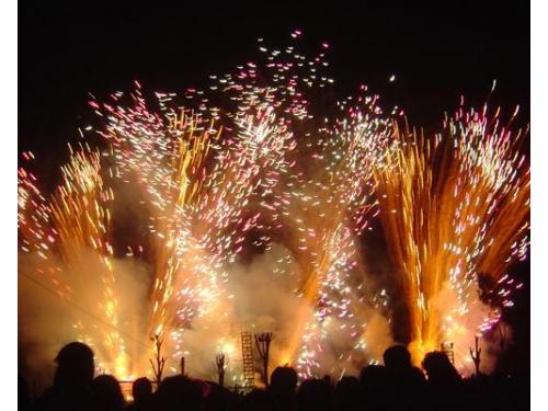Fantástica pirotecnia para una noche inolvidable