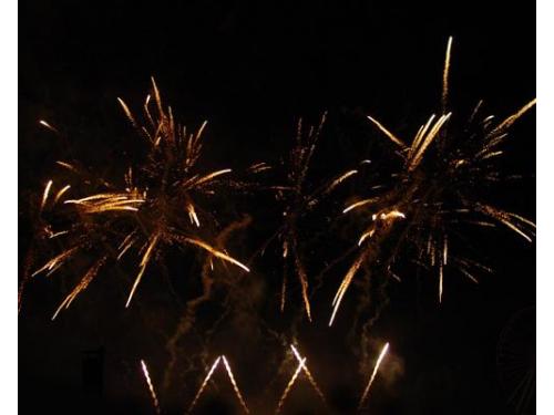 Pirotecnia para una noche romántia