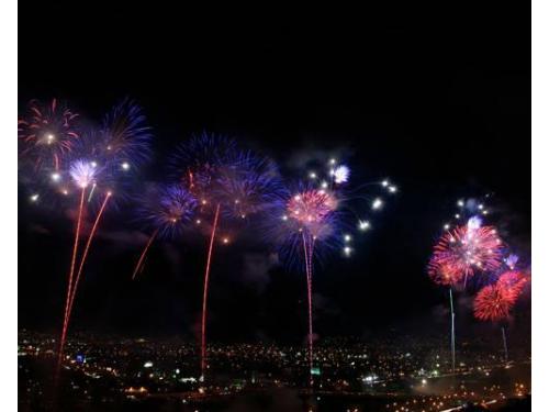 Hermosa noche romántica