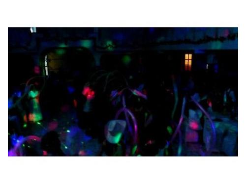 Pista luminosa para bailar