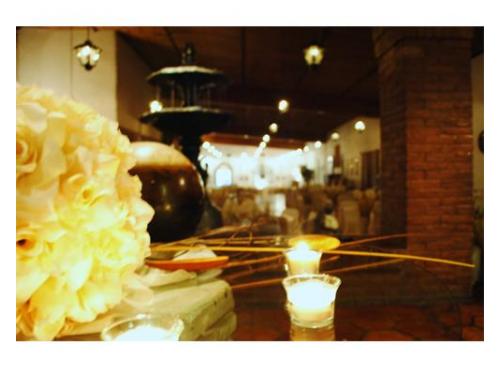 Ambientación romántica para una bella velada