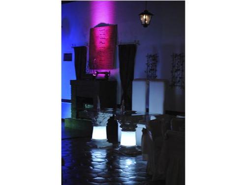 Hermoso montaje con luces