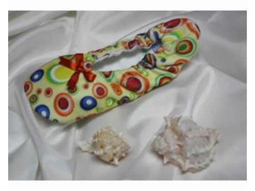 Pantiflas con circulos de colores